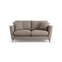 Habitat Lomond Fabric 2 Seater Sofa - Mocha - Ash Leg