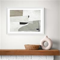 East End Prints Priory White Frame Art Print - A2