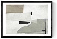 East End Prints Priory Black Frame Art Print - A3