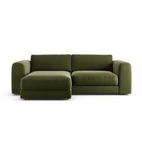 Habitat Ayr Reversible Corner Sofa - Moss Green
