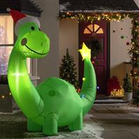 Habitat Pre Lit Christmas Inflatable Dinosaur Decoration