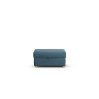 Habitat Holmfirth Fabric Footstool - Blue