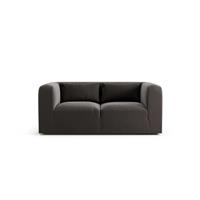 Habitat Lars Velvet 2 Seater Sofa - Slate Grey - Ash Leg
