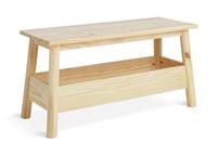 Habitat Akio Solid Wood Storage Bench - Natural