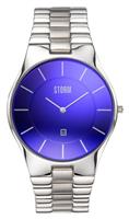 STORM Stainless Steel Slim-X XL Blue Dial Watch