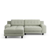 Habitat Hendricks Left Hand Corner Sofa - Sage Green
