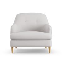 Habitat Frome Fabric Armchair - Natural - Ash Leg