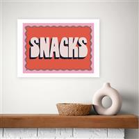East End Prints Snacks Art Print - A2