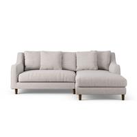 Habitat Swift Right Hand Corner Sofa - Natural - Dark Leg
