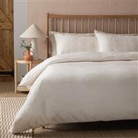 Argos Home Waffle Fleece Ivory Bedding Set - Single