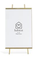 "Habitat Gold Glass Easel Picture Frame - 4x6"""