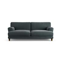 Habitat Askem Fabric 3 Seater Sofa - Charcoal - Dark Leg