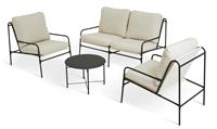 Habitat Tallak 4 Seater Metal Garden Sofa Set - Cream