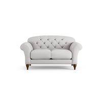 Habitat Brooker Fabric 2 Seater Sofa - Natural - Dark Leg