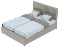 Aspire Kingsize Adjustable Bed with Mattress - Off White