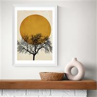 East End Prints Winter Morning White Frame Art Print - A3