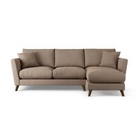 Habitat Lomond Right Hand Corner Sofa - Biscuit - Dark Leg