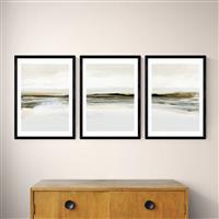 East End Prints Winter Landscape Black Frame Art Print - A3