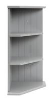 Argos Home Tongue And Groove Corner Shelves - Grey