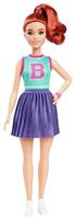 Barbie Fashionistas Doll in Jersey Top & Sporty Skirt - 32cm