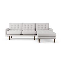 Habitat Fenner Right Hand Corner Sofa - Natural - Dark Leg