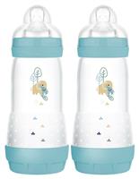 MAM Easy Start Anti-Colic 320MLBaby Bottles 2 Pack Blue