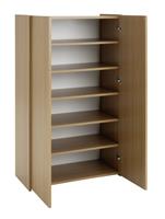 Argos Home Seville 2 Door Shoe Storage Cabinet - Oak