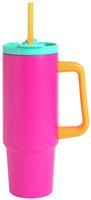 Home Bright Pink Travel Coffee Cup - 880ml