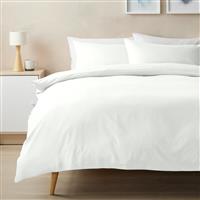 Home Essentials Soft Touch White Bedding Set - Double