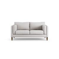 Habitat Newington Fabric 2 Seater Sofa - Natural - Dark Leg