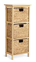 Habitat Bamboo 3 Drawer Bathroom Storage Unit - Natural