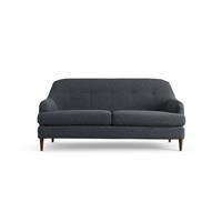 Habitat Frome Fabric 2 Seater Sofa - Charcoal - Dark Leg