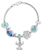Disney Stitch Silver Plated Charm Bracelet