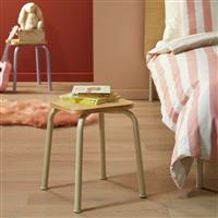 Habitat Kids Monty Stool - Light Grey