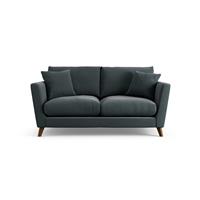 Habitat Lomond Fabric 2 Seater Sofa - Charcoal - Dark Leg
