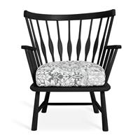 Habitat x Morris & Co. Canterbury Oak Armchair - Black