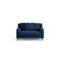 Habitat Swift Fabric Cuddle Chair - Navy - Dark Leg