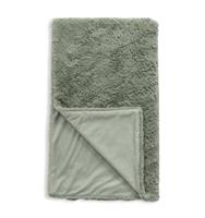 Habitat Faux Fur Textured Throw - Sage - 150x200cm