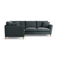 Habitat Lomond Left Hand Corner Sofa - Charcoal - Ash Leg