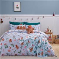 Catherine Lansfield Christmas Gingerbread Bedding Set-Single