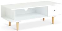 Habitat Cato 1 Drawer TV Unit - White