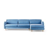 Habitat Turnmill Right Hand Corner Sofa - Sky Blue