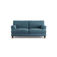 Habitat Askem Fabric 2 Seater Sofa - Blue - Dark Leg