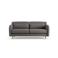 Habitat Turnmill Fabric 2 Seater Sofa - Charcoal - Ash Leg