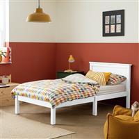 Habitat Brooklyn Single Bed Frame - White