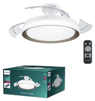 Philips Bliss Remote Control Metal LED Ceiling Fan - Gold