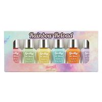 Barry M Cosmestics Rainbow Reload Nail Polish - Pack of 6