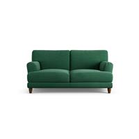 Habitat Askem Fabric 2 Seater Sofa - Green - Dark Leg