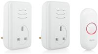 Byron DBY-22317UK White Wireless Doorbell Kit