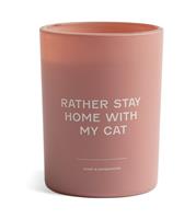 Habitat Rather Stay Home With My Cat Candle - Sandalwood